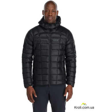 Куртка чоловіча пухова Rab Mythic Alpine Jacket, Black, M (RB QDB-45-BLK-MED)