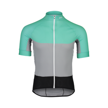 Велоджерси POC Essential Road Light Jersey, Fluorite Green/Alloy Grey, M (PC 582128313MED1)