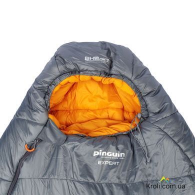 Спальний мішок Pinguin Expert (-8&deg;С/-16&deg;С), 195 см - Right Zip, Grey (PNG 233483) 2020