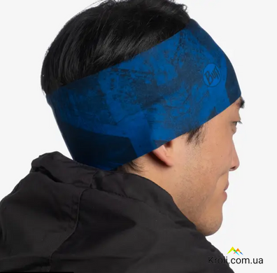 Пов'язка на голову Buff Tech Fleece Headband, Concrete Blue (BU 123987.707.10.00)