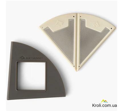 Фільтр для кави складаний Sea to Summit Frontier UL Collapsible Pour Over, Bone White (STS ACK025041-131001)