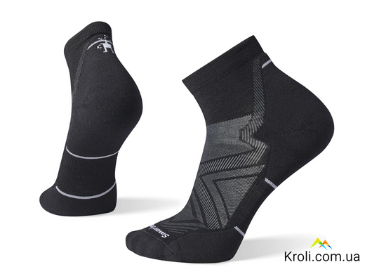 Термоноски мужские Smartwool Run Targeted Cushion Ankle Socks, Black, 46-49 (XL) (SW SW001661.001-XL)