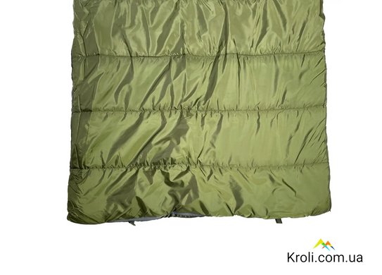 Спальний мішок Campout Oak (6/1°C), 190 см - Left Zip, Khaki (PNG 251340)