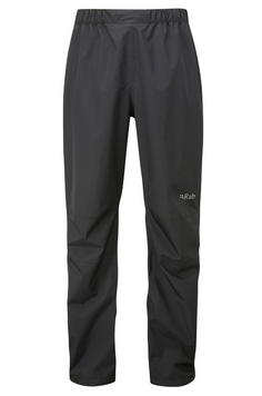 Штани чоловічі Rab Downpour Eco Pants FZ, Black, М, Regular (RB QWG-86-BLK-MED-RG)