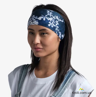 Повязка на голову Buff Coolnet UV+ Ellipse Headband Mims Night Blue (BU 128751.779.10.00)