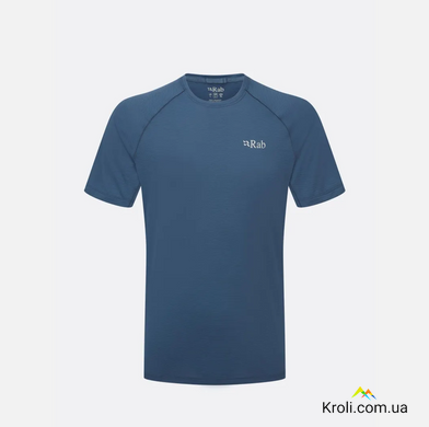 Футболка чоловіча Rab Sonic Tee, Tempest Blue, L (RB QBL-01-TMB-LRG)
