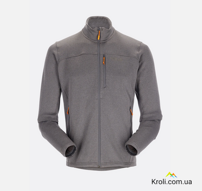 Кофта чоловіча флісова Rab Graviton Jacket, Beluga, M (RB QFF-57-BEL-MED)