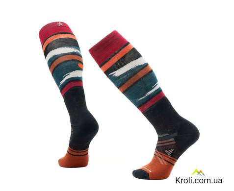 Носки мужские Smartwool Ski Full Cushion Midnight Ski Pattern OTC, Разноцветный (Black), 46-49 (XL) (SW SW002152.001-XL)