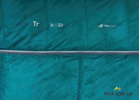 Спальний мішок Sea to Summit Traveller TR1 (10 ° C), 198 см - Left Zip, Teal (STS ATR1-L)