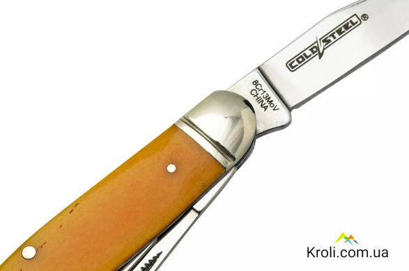 Нож складной Cold Steel Gentleman's Stockman, Yellow Bone (CST CS-FL-GSTKM-Y)