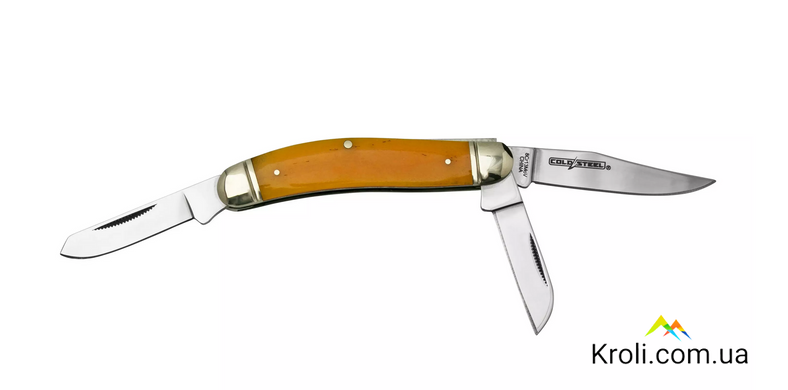 Нож складной Cold Steel Gentleman's Stockman, Yellow Bone (CST CS-FL-GSTKM-Y)