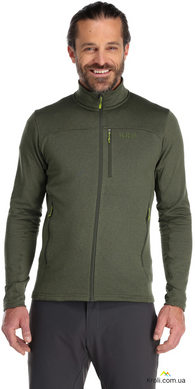 Кофта чоловіча флісова Rab Graviton Jacket, Army, M (RB QFF-57-ARM-MED)