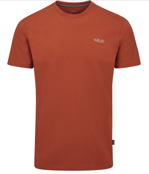 Футболка мужская Rab Basecamp 3 Peaks Tee, Red Clay, L (RB QCC-05-RCY-LRG)