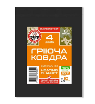 Термоковдра Base Camp Emergency Set 4 (600x600 мм ) (BCP 81900)
