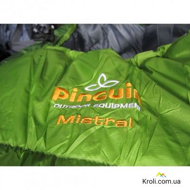 Спальний мішок Pinguin Mistral PFM (3/-3°C), 185 см - Right Zip, Green (PNG 235241)