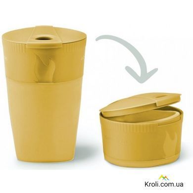Стакан туристичний складаний Light My Fire Pack-up-Cup BIO bulk (LMF 2423910) Жовтий