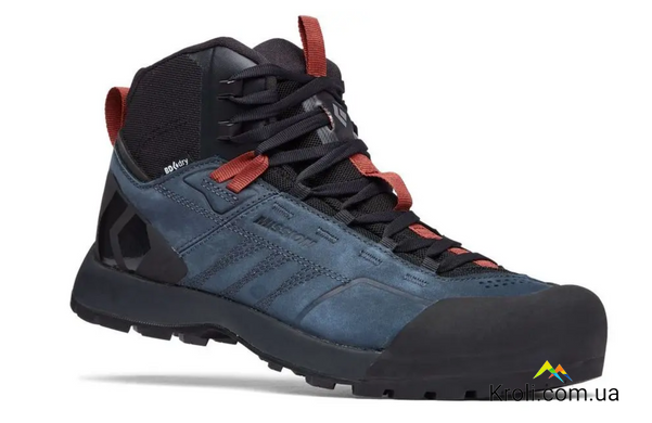 Напівчеревики чоловічі Black Diamond M Mission LTHR MD WP, Eclipse/Red Rock, 48 (14) (BD 58002693741401)