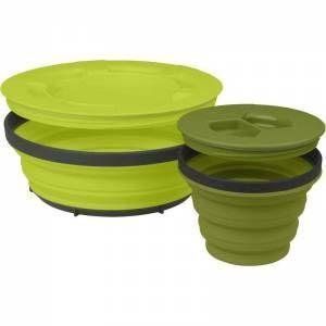 Набір посуду Sea to Summit X-Seal & Go Set, Olive (STS AXSEALSETSOL)