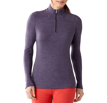 Термофутболка SmartWool Women's NTS Mid 250 Zip T SW SS221 L, Desert Purple Heather (285)