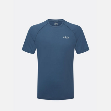 Футболка чоловіча Rab Sonic Tee, Tempest Blue, XL (RB QBL-01-TMB-XLG)