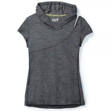 Футболка-худі жіноча Smartwool Everyday Exploration Hooded Tee Charcoal, р.L (SW 00259.003-L)