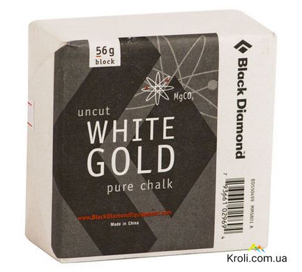 Спортивная магнезия Black Diamond Uncut White Gold Pure Chalk 56g Block (BD 550499.0000)