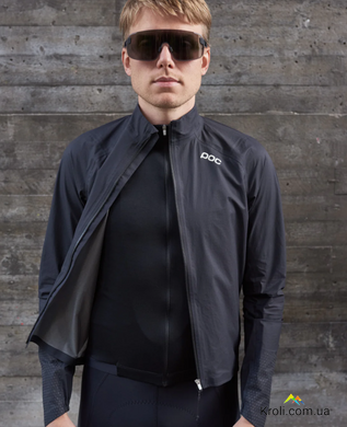 Велокуртка мембранна чоловіча POC Haven rain jacket, Uranium Black, XS (PC 580121002XSM1)