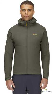 Куртка мужская мембранная Rab Xenair Alpine Light Jacket, Olive/Olive, XL (RB QIP-17-OLV-XLG)