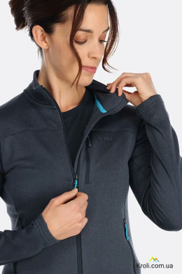 Кофта женская флисова Rab Graviton Jacket Wmns, Beluga S (10) (RB QFF-58-BEL-10)