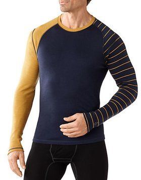 Термофутболка мужская Smartwool Men's NTS Mid 250 Asymmetrical Crew, Deep Navy, XL (SW SS658.092-XL)