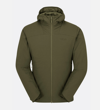 Куртка чоловіча мембранна Rab Xenair Alpine Light Jacket, Olive/Olive, XL (RB QIP-17-OLV-XLG)