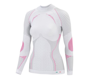 Термофутболка з довгим рукавом жіноча Accapi Ergoracing, White/Silver, M/L (ACC АA911.903-ML)