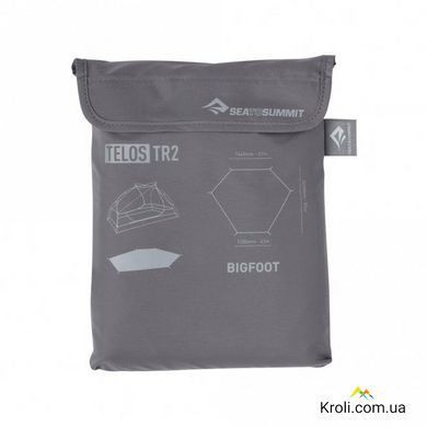 Пол для намету Sea to Summit Telos TR2 Bigfoot Groundsheet, Charcoal (STS ATS6040-05170501)