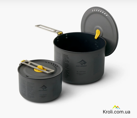 Набір кастрюль Sea to Summit Frontier UL Two Pot Set, 1.3L + 3L (STS ACK027031-122101)