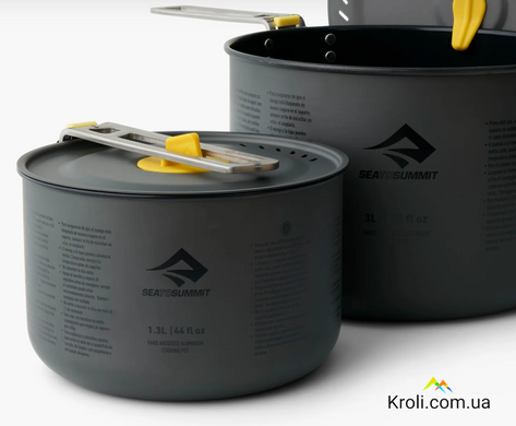 Набор кастрюль Sea to Summit Frontier UL Two Pot Set, 1.3L + 3L (STS ACK027031-122101)