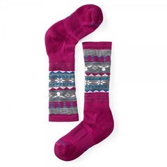 Шкарпетки для дівчаток Smartwool Wintersport Fairisle Moose Berry, L