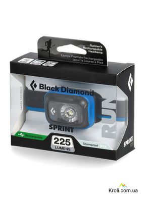 Фонарь налобный Black Diamond Sprint, 225 люмен, Ultra Blue (BD 620653.4031)