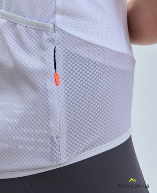 Велоджерсі чоловіче POC M's Essential Road Logo Jersey, Hydrogen White/Granite Grey, M (PC SS22581358396MED1)