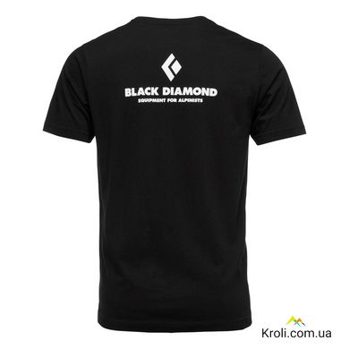 Футболка мужская Black Diamond M SS Equipment For Alpinist Tee, Black, M (BD YL4X.015-M)