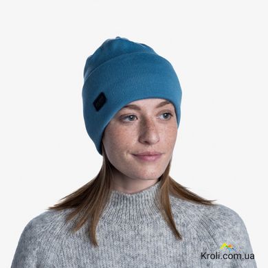 Тепла зимова шапка Buff Knitted Hat Niels Dusty Blue (BU 126457.742.10.00)