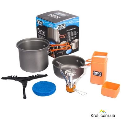 Пальник та набір посуду 360° degrees Furno Stove & Pot Set (STS 360FURNOSET)