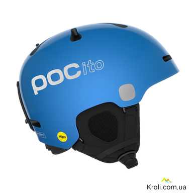 Дитячий лижний шолом Pocito Fornix MIPS, флуоресцентний синій, м / л (ПК 104738233млг1)