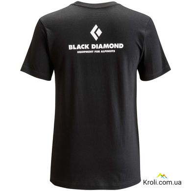 Футболка мужская Black Diamond M SS Equipment For Alpinist Tee, Black, M (BD YL4X.015-M)