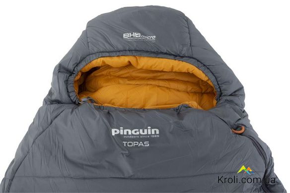 Спальний мішок Pinguin Expert (-16 ° С), 185 см, Grey, Right Zip (PNG 233285)