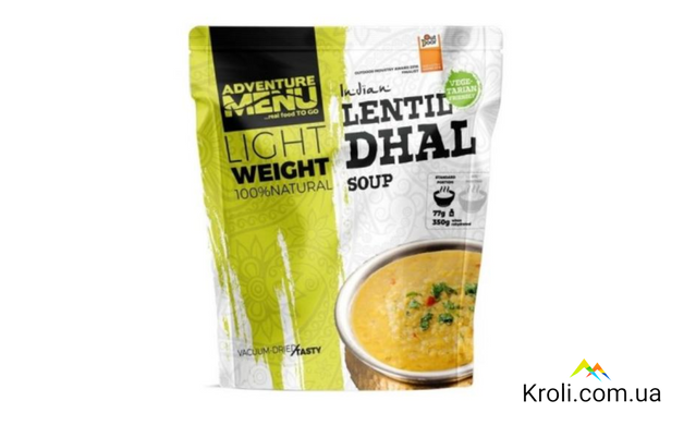 Острый суп с чечевицей Adventure Menu Lentil Dhal (soup) 116 г (AM 311)