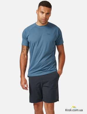 Футболка чоловіча Rab Sonic Tee, Tempest Blue, XXL (RB QBL-01-TMB-XXL)