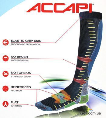 Носки Accapi Ski Ergoracing, Black/Cyclamen, 37-39 (ACC H0904.934-I)