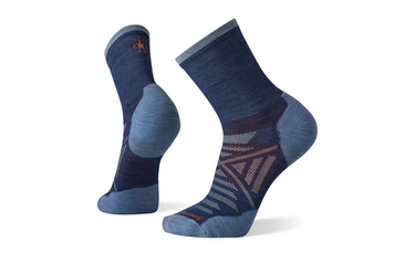 Шкарпетки чоловічі Smartwool Men's PhD Run Cold Weather Mid Crewi, Alpine Blue, 42-45 (SW SW001368.B25-L)