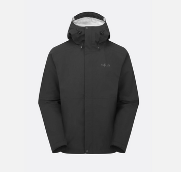 Куртка чоловіча мембранна Rab Firewall Jacket, Black, XL (RB QWI-08-BLK-XLG)