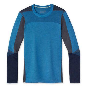 Термокофта мужская Smartwool Men's Intraknit Merino 200 Colorblock Crew кофта чоловіча (Neptune Blue, M)